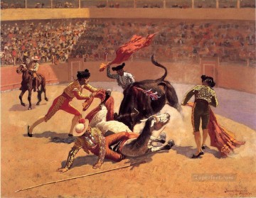 フレデリック・レミントン Painting - メキシコの闘牛 オールド・アメリカン・ウェスト フレデリック・レミントン